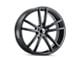 Kraze Lusso Gloss Black 5-Lug Wheel; 18x8; 40mm Offset (05-15 Tacoma)