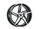 Kraze Milano Gloss Black Machined 5-Lug Wheel; 18x8; 40mm Offset (05-15 Tacoma)