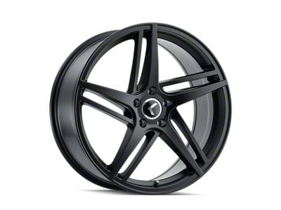 Kraze Milano Satin Black 5-Lug Wheel; 17x8; 38mm Offset (05-15 Tacoma)