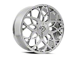 Kraze Ricochet Chrome 5-Lug Wheel; 22x8.5; 38mm Offset (05-15 Tacoma)