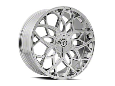 Kraze Ricochet Chrome 5-Lug Wheel; 22x8.5; 38mm Offset (05-15 Tacoma)