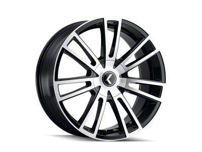 Kraze Spectra Gloss Black Machined 5-Lug Wheel; 22x8.5; 38mm Offset (05-15 Tacoma)