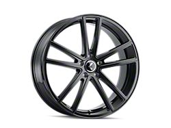 Kraze Lusso Gloss Black 6-Lug Wheel; 22x9.5; 30mm Offset (21-24 Bronco, Excluding Raptor)