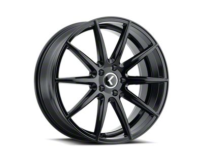 Kraze Cosmos Gloss Black 5-Lug Wheel; 17x8; 38mm Offset (21-24 Bronco Sport)