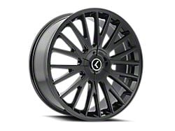 Kraze Double Down Gloss Black 5-Lug Wheel; 17x8; 38mm Offset (21-24 Bronco Sport)