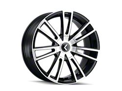 Kraze Spectra Gloss Black Machined 5-Lug Wheel; 18x8; 40mm Offset (21-24 Bronco Sport)