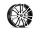 Kraze Spectra Gloss Black Machined 5-Lug Wheel; 18x8; 40mm Offset (21-24 Bronco Sport)