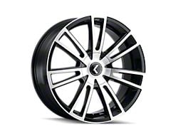 Kraze Spectra Gloss Black Machined 5-Lug Wheel; 20x8.5; 38mm Offset (21-24 Bronco Sport)