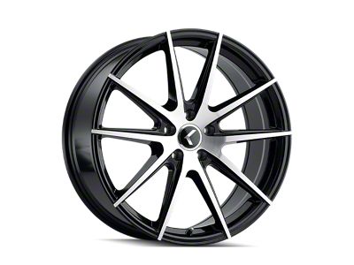 Kraze Turismo Gloss Black Machined 5-Lug Wheel; 17x8; 38mm Offset (21-24 Bronco Sport)