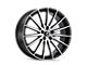 Kraze Stunna Matte Black Machined Wheel; 18x8; 40mm Offset (84-01 Jeep Cherokee XJ)