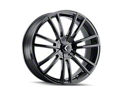 Kraze Spectra Gloss Black Wheel; 22x8.5; 38mm Offset (05-10 Jeep Grand Cherokee WK)