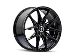 Kraze Evolve Gloss Black Wheel; 20x9; 35mm Offset (97-06 Jeep Wrangler TJ)