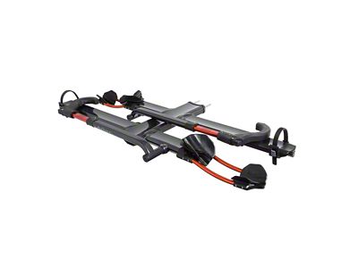 Kuat NV 2.0 Bike Rack Add-On; 2-Bike; Gray Metallic with Orange Anodize