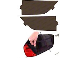 Lamin-X Brake/Reverse Light Tint Covers; Charcoal (14-24 4Runner)