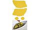 Lamin-X Headlight Tint Covers; Yellow (06-09 4Runner)