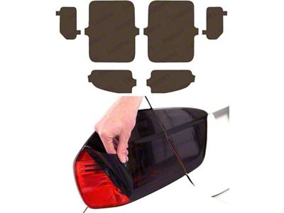 Lamin-X Tail Light Tint Covers; Charcoal (20-24 Jeep Gladiator JT Sport)