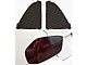 Lamin-X Tail Light Tint Covers; Gunsmoke (05-11 Tacoma)