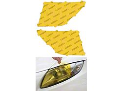 Lamin-X Headlight Tint Covers; Yellow (20-24 Titan XD w/ Factory Halogen Headlights)