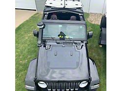 LensunSolar Hood Solar Panel Complete Kit; 90-Watt (18-24 Jeep Wrangler JL, Excluding Rubicon 392)