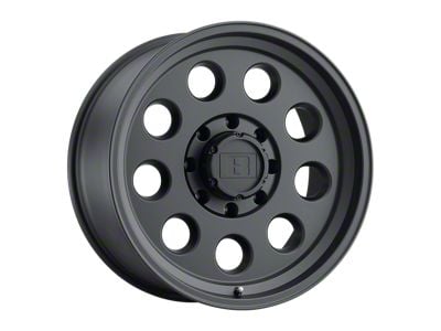 Level 8 Wheels Hauler Matte Black 6-Lug Wheel; 16x6; 0mm Offset (03-09 4Runner)