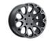 Level 8 Wheels Impact Matte Black 6-Lug Wheel; 16x8.5; 12mm Offset (05-21 Frontier)