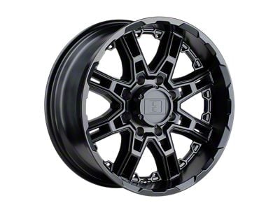 Level 8 Wheels Slingshot Matte Black 5-Lug Wheel; 17x8.5; -10mm Offset (05-15 Tacoma)