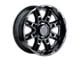 Level 8 Wheels Slingshot Matte Black 5-Lug Wheel; 17x8.5; -10mm Offset (05-15 Tacoma)