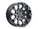 Level 8 Wheels Impact Matte Black 6-Lug Wheel; 16x8.5; 12mm Offset (03-09 4Runner)