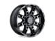 Level 8 Wheels Slingshot Matte Black 6-Lug Wheel; 16x8.5; 10mm Offset (03-09 4Runner)