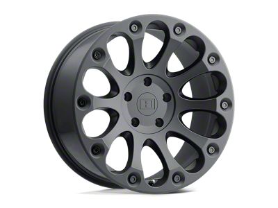 Level 8 Wheels Impact Matte Black 6-Lug Wheel; 20x9; 9mm Offset (04-15 Titan)