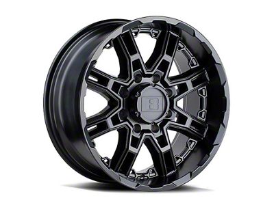 Level 8 Wheels Slingshot Matte Black 6-Lug Wheel; 20x9; 10mm Offset (04-15 Titan)