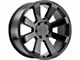 Level 8 Wheels Enforcer Gloss Black 6-Lug Wheel; 17x8.5; -24mm Offset (05-15 Tacoma)