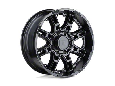 Level 8 Wheels Slingshot Matte Black 6-Lug Wheel; 16x8.5; 10mm Offset (05-15 Tacoma)