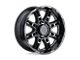 Level 8 Wheels Slingshot Matte Black 6-Lug Wheel; 16x8.5; 10mm Offset (05-15 Tacoma)