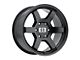 Level 8 Wheels MK6 Matte Black 6-Lug Wheel; 17x9; -12mm Offset (10-24 4Runner)