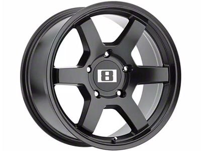 Level 8 Wheels MK6 Matte Black 6-Lug Wheel; 16x8; 0mm Offset (10-24 4Runner)