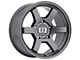 Level 8 Wheels MK6 Matte Gunmetal 6-Lug Wheel; 17x9; 0mm Offset (2024 Tacoma)