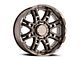 Level 8 Wheels Slingshot Matte Bronze 6-Lug Wheel; 17x8.5; 10mm Offset (2024 Tacoma)