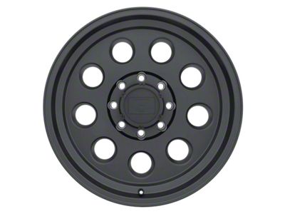 Level 8 Wheels Hauler Matte Black 6-Lug Wheel; 17x8.5; -6mm Offset (03-09 4Runner)