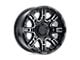 Level 8 Wheels Slingshot Gloss Black with Machined Face 6-Lug Wheel; 16x8.5; 10mm Offset (21-24 Bronco, Excluding Raptor)