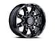Level 8 Wheels Slingshot Matte Black 6-Lug Wheel; 17x8.5; -10mm Offset (21-24 Bronco, Excluding Raptor)