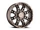 Level 8 Wheels Slingshot Matte Bronze 6-Lug Wheel; 17x8.5; 10mm Offset (21-24 Bronco, Excluding Raptor)