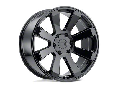 Level 8 Wheels Enforcer Gloss Black Wheel; 18x9 (20-24 Jeep Gladiator JT)