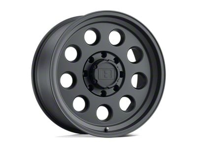 Level 8 Wheels Hauler Matte Black Wheel; 17x8.5 (20-24 Jeep Gladiator JT)