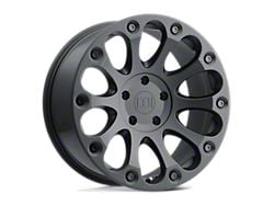 Level 8 Wheels Impact Matte Black Wheel; 15x8; -24mm Offset (93-98 Jeep Grand Cherokee ZJ)