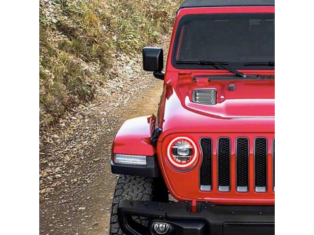 Lighting Trendz RGBW Headlight Halo Kit with Bluetooth Controller (20-24 Jeep Gladiator JT)