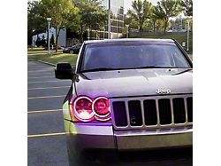 Lighting Trendz RGBW Headlight Halo Kit with Bluetooth Controller (05-10 Jeep Grand Cherokee WK)