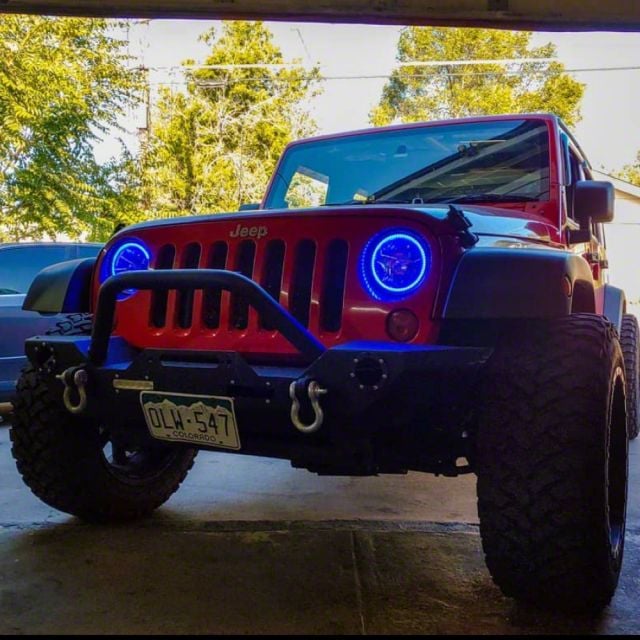 Lighting Trendz Jeep Wrangler Flow Series Headlight Halo Kit with ...