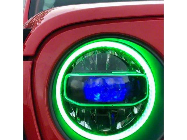 Lighting Trendz RGBW Headlight DRL Kit with Bluetooth Controller (18-24 Jeep Wrangler JL)