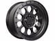 Lock Off-Road 50Cal Matte Black with Matte Black Ring 6-Lug Wheel; 20x9; 0mm Offset (04-15 Titan)